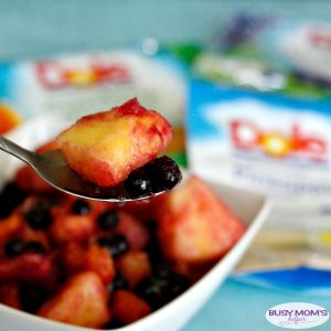 Sweet Lime Fruit Salad in a Hurry / the perfect easy fruit salad for a picnic or party side dish! #DisasterAverted #DoleFrozenFruit #ad