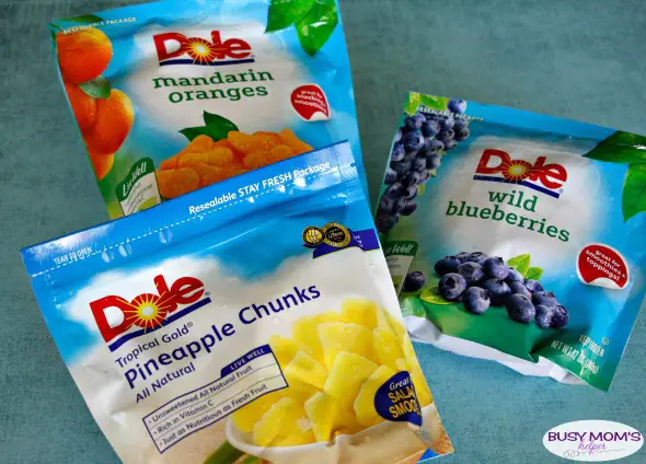 Sweet Lime Fruit Salad in a Hurry / the perfect easy fruit salad for a picnic or party side dish! #DisasterAverted #DoleFrozenFruit #ad