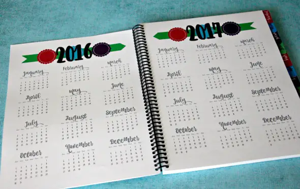 2016-2017 Planners / 2017 Planners / Printable Download or Printed & Spiral Bound / Home Management and Life Planner #ad
