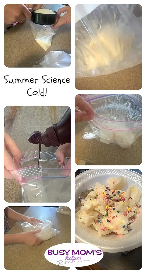 Summer Science Cold! by Nikki Christiansen for Busy Mom's Helper