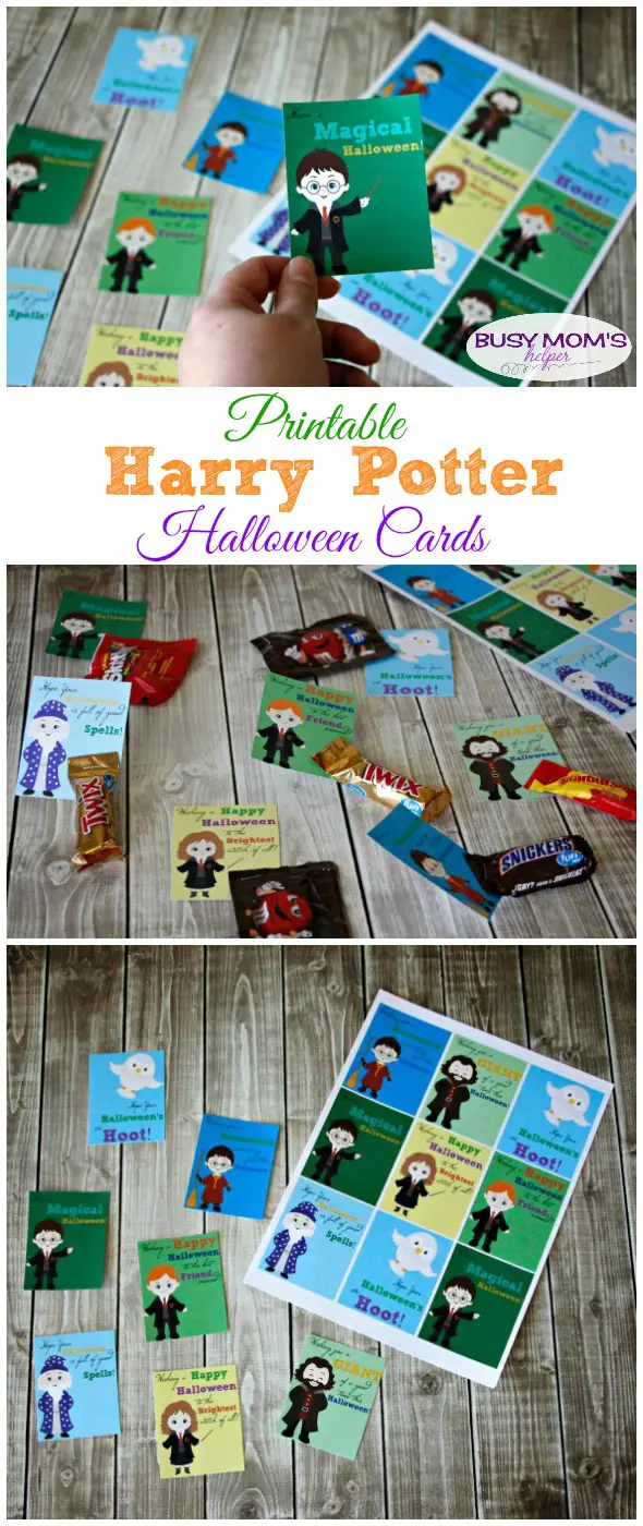 Printable Harry Potter Halloween Cards / by BusyMomsHelper.com