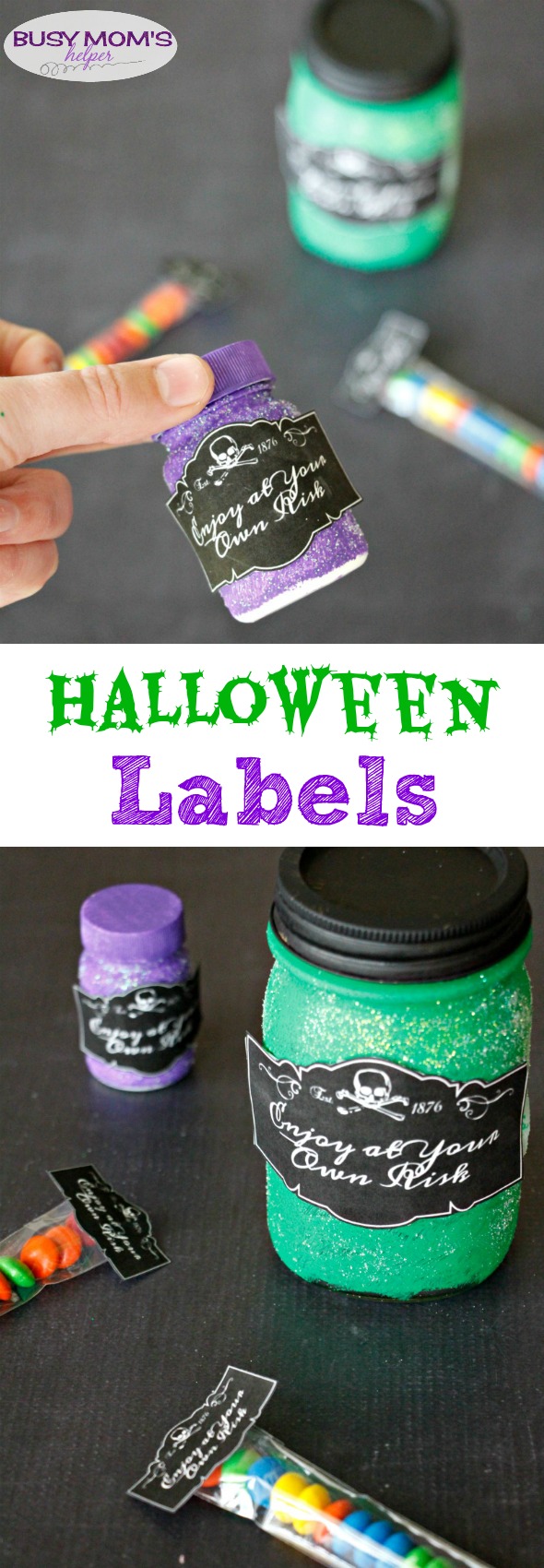 Free Printable Halloween Labels / Great for gifts, signs, treats or party favors!