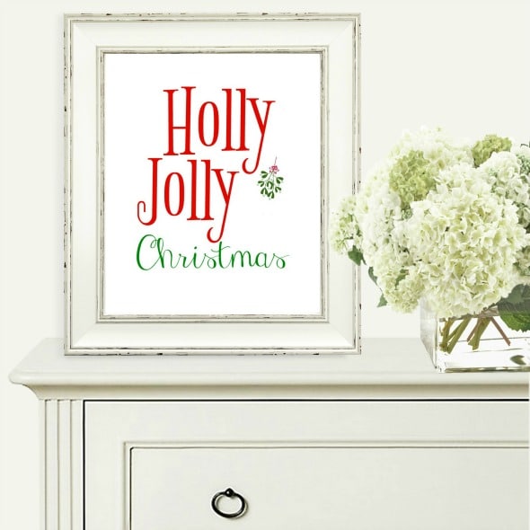 Holly Jolly Christmas Printable