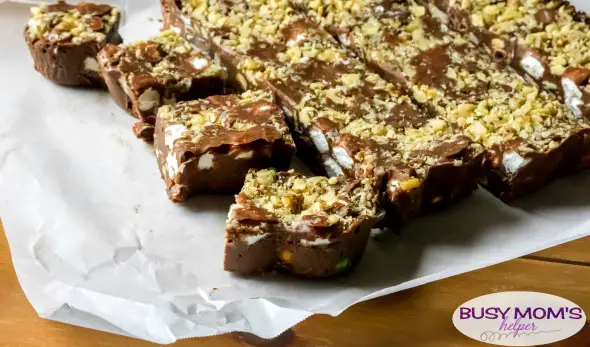 Rocky Road Crunch Bars with Leftover Candy