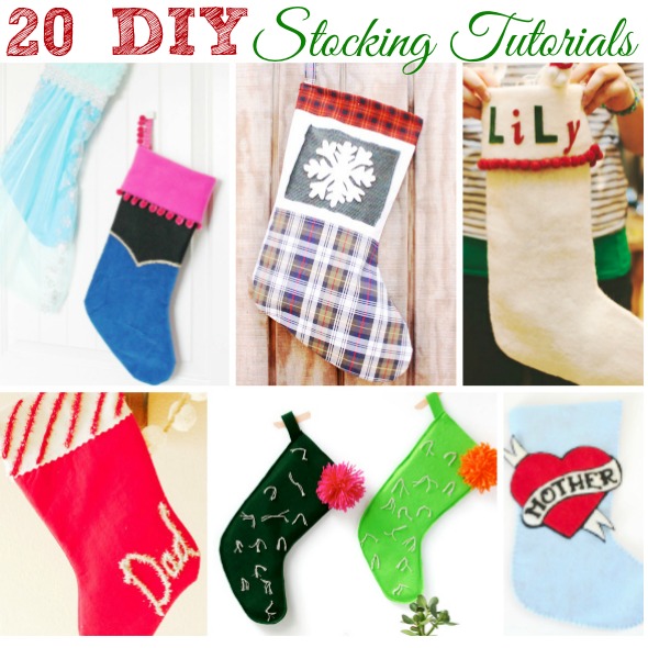 20 DIY Stocking Tutorials / perfect christmas craft