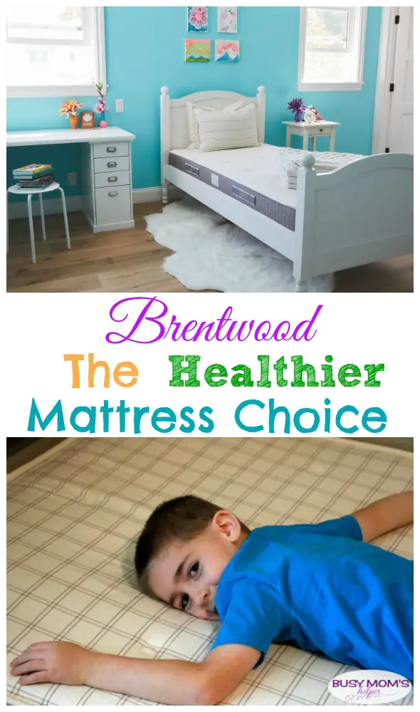 Brentwood: The Healthier Mattress Choice for your kids / hypoallergenic, latex-free & no dangerous flame retardant chemicals! #sponsored