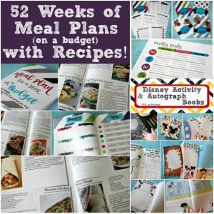 HUGE Sale on Great Gift Ideas: 2017 Planners, Disney Autograph & Activity Books, and 52 weeks of Meal Plans WITH Recipes done for you - on a budget! #ad