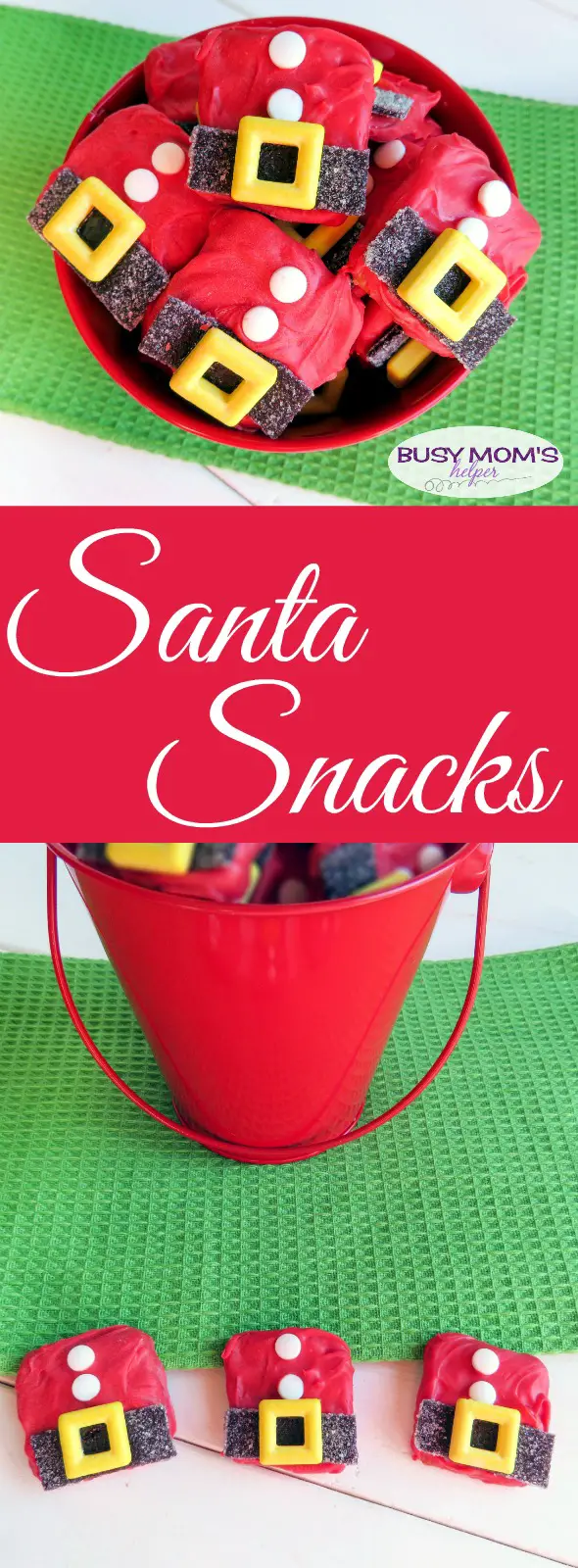 Santa Snacks / a fun Santa Coat Treat that's easy to make for the holidays