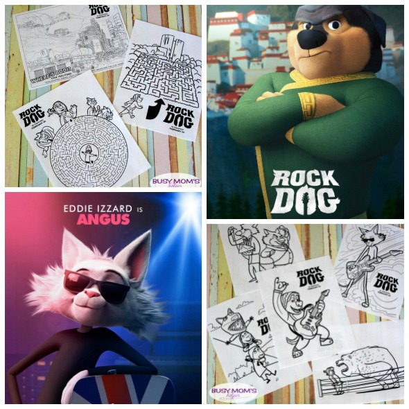 Free Printable Rock Dog Coloring & Activity Pages - get ready for this rockin' new movie!