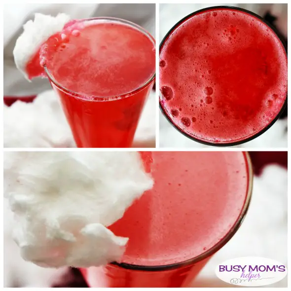 Strawberry Cotton Candy Mocktail
