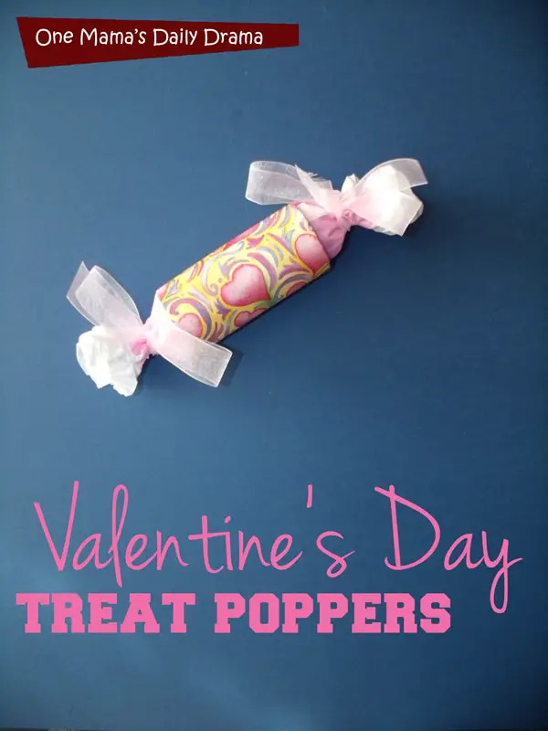 Valentine's Day treat poppers | One Mama's Daily Drama