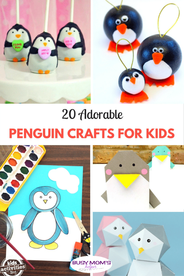 20 Adorable Penguin Crafts for Kids