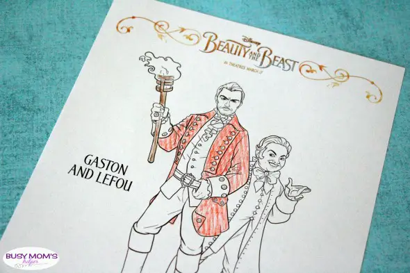 Beauty & The Beast Coloring Pages Free Printables