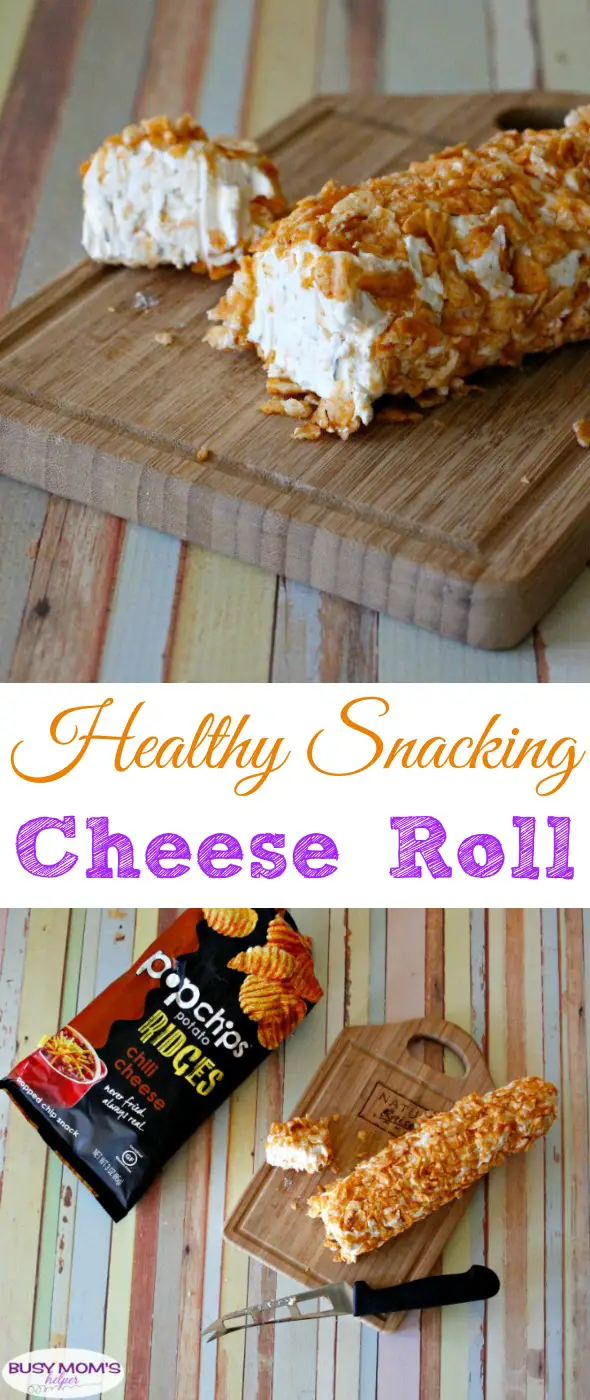 Healthy Snacking Cheese Roll / a Kid-Friendly Recipe for the Big Game, this PopChips Cheese Roll is the perfect snack! #PopChipsBigGame #ad @PopChips