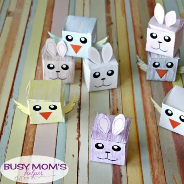 Easter Box Printables - a fun Easter gift or craft idea!