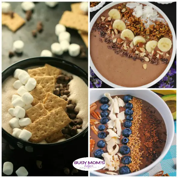 24 Healthy & Delicious Chocolate Smoothie Bowls - Busy Mom's Helper