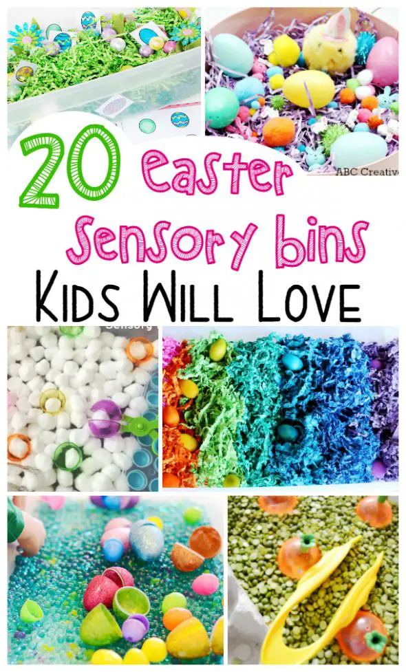 20 Easter Sensory Bins Kids Will Love