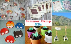 Summer Camp Kits #ad Earn extra money this summer throwing a fantastic summer camp for kids - our camp kits have all the instructions, tips, recipes, tutorials, crafts & lots of printables to get you going!