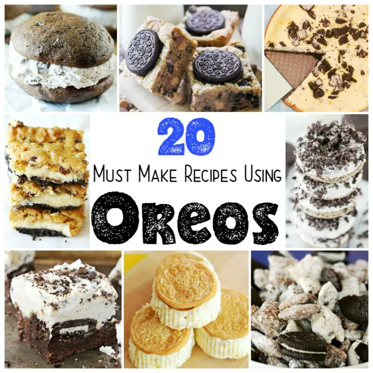 20 Recipes Using OREOS