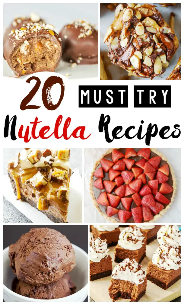 20 Must Try Nutella Recipes