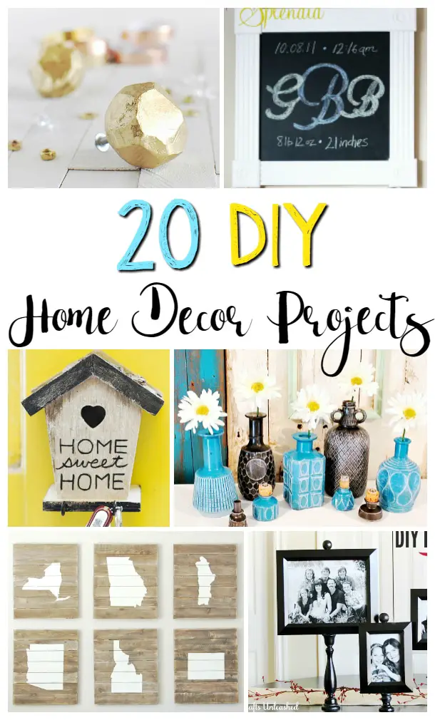 20 DIY Home Decor Projects