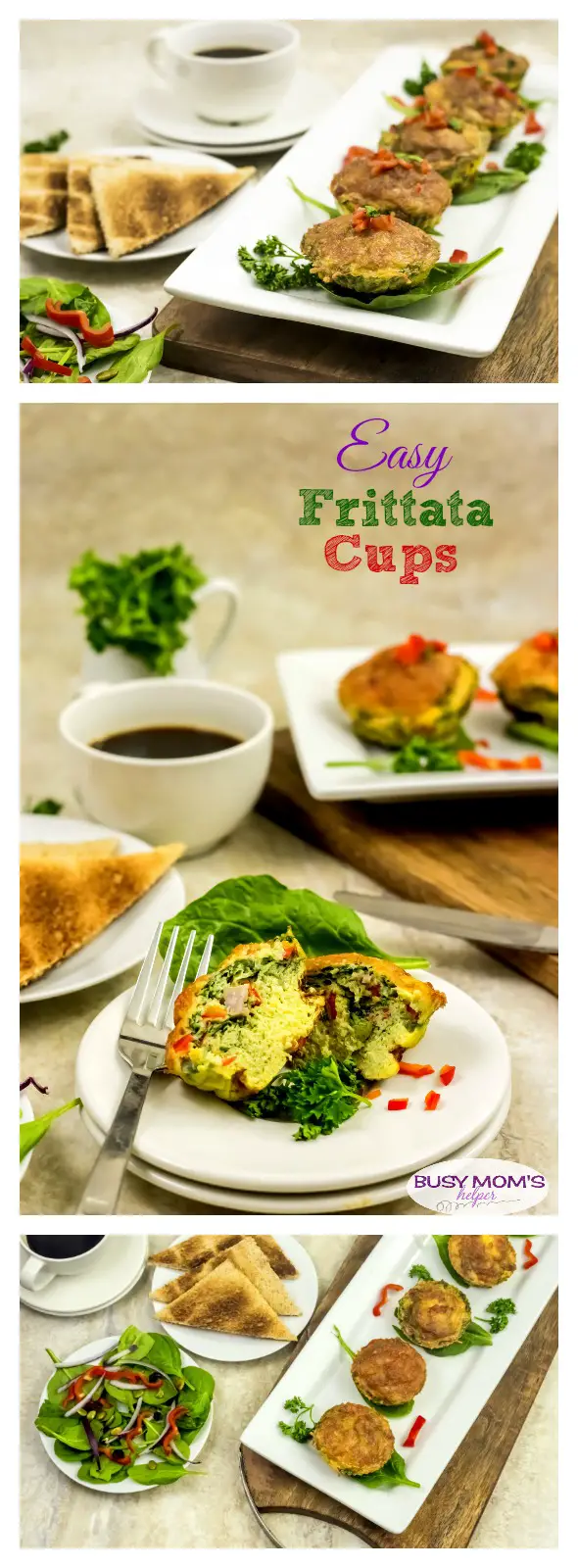 Easy Frittata Cups / a great easy breakfast recipe