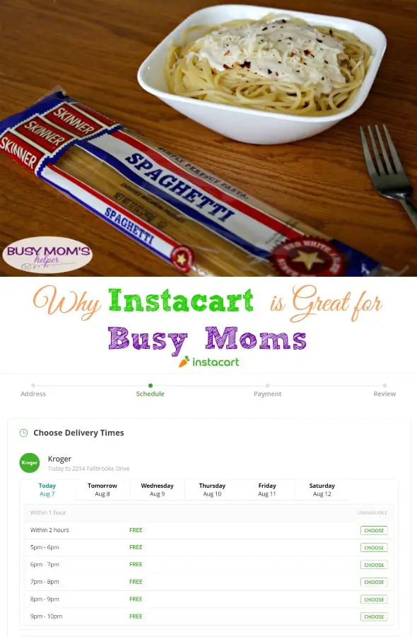 Why Instacart is Perfect for Busy Moms #ad