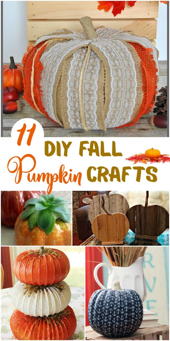 11 DIY Fall Pumpkin Crafts