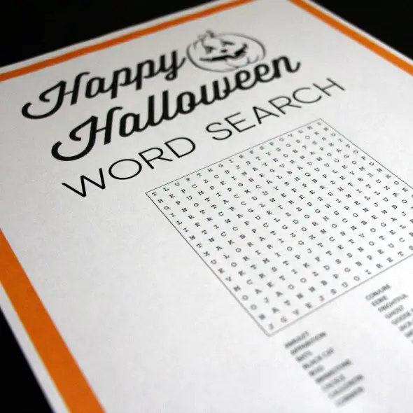 Free Printable Halloween Activity Pages