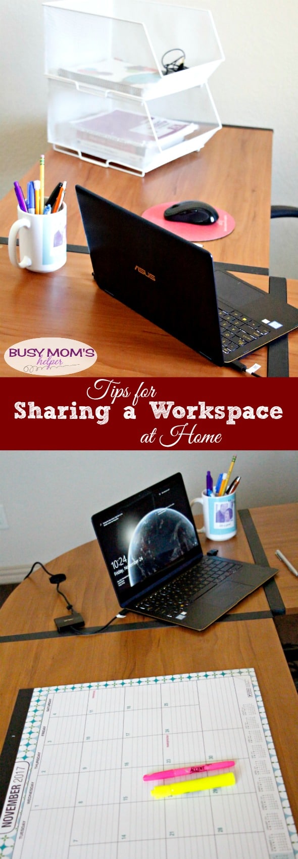 Tips for Sharing a Workspace at Home #AD #LoveYourPC #Intel8thGen