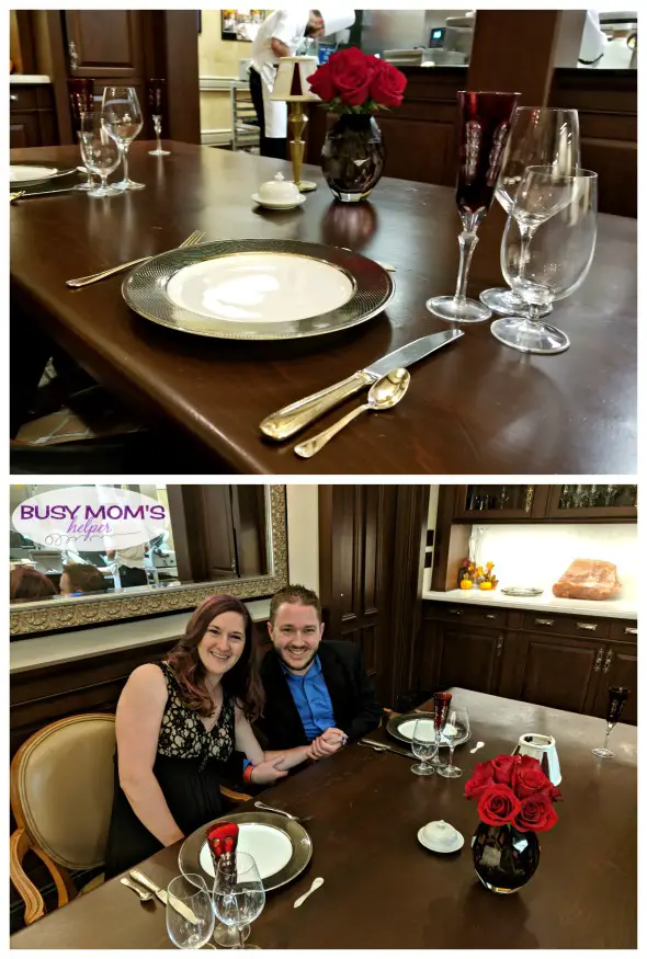 Victoria & Albert's Chefs Table in the Grand Floridian at Walt Disney World / romantic dining experience at Walt Disney World in Orlando