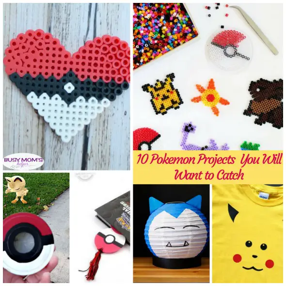 10 Pokemon Crafts: You'll Want To Try Them All! Great activities for kids, pokemon parties, gift ideas & more! #pokemon #kidactivities #kidcrafts #pokemoncrafts #kidparty