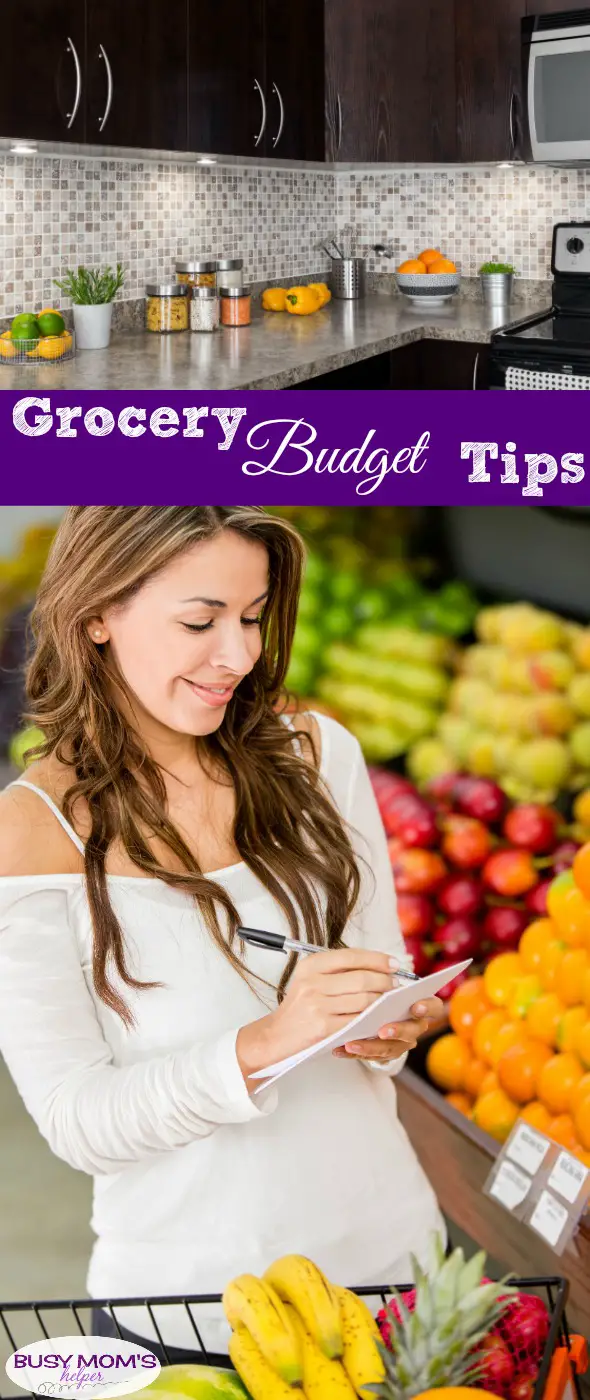 Grocery Budget Tips #busymom #busymoms #grocerybudget #money #budget #savemoney #mealplanning