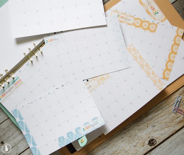List of our Favorite Free Printable Planners & Calendars for 2018 #freeprintable #2018planner #2018calendar #monthlycalendar #monthlyplanner #weeklyplanner #scheduling #timemanagement
