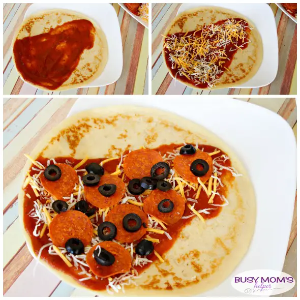 Pizza Crepes for Kids - an easy & tasty recipe for kids that's sure to please everyone! #crepes #kidrecipe #recipeforkids #pizza #pizzacrepes #kidlunch #easyrecipe
