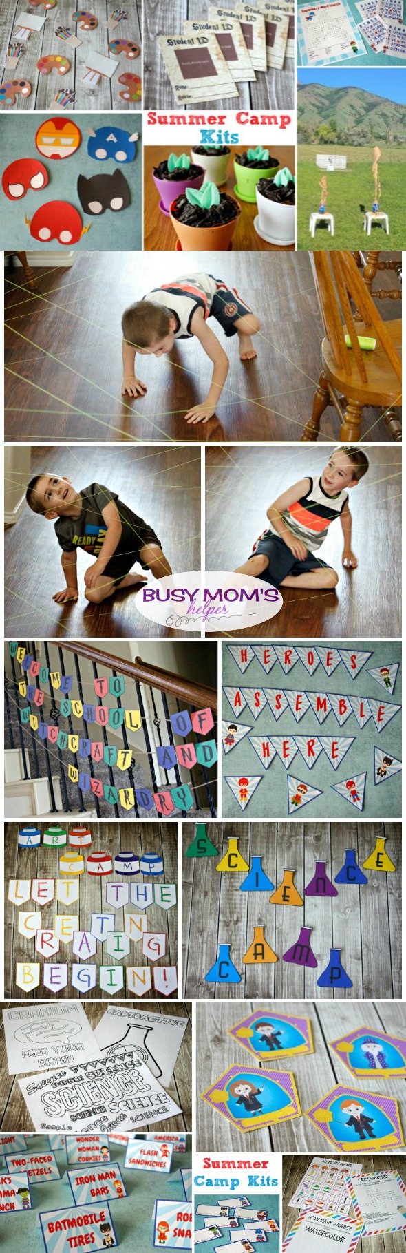 Announcing the Busy Mom Bundle - practically everything you need to help get your life in order! Whether you need help organizing your families important files, want meal plans done for you for a YEAR, love Disney activities, need a reliable planner, or help planning the best summer camp ever - this Busy Mom Bundle has practically EVERYTHING to help out! #busymombundle #printables #parenting #homebinder #familyhomebinder #family #budget #disney #summercamp #momhelp #mealplan