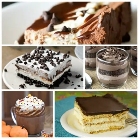 15 Satisfying Chocolate Desserts #chocolate #recipe #dessert #dessertrecipe #chocolatedessert #roundup #food #yummy