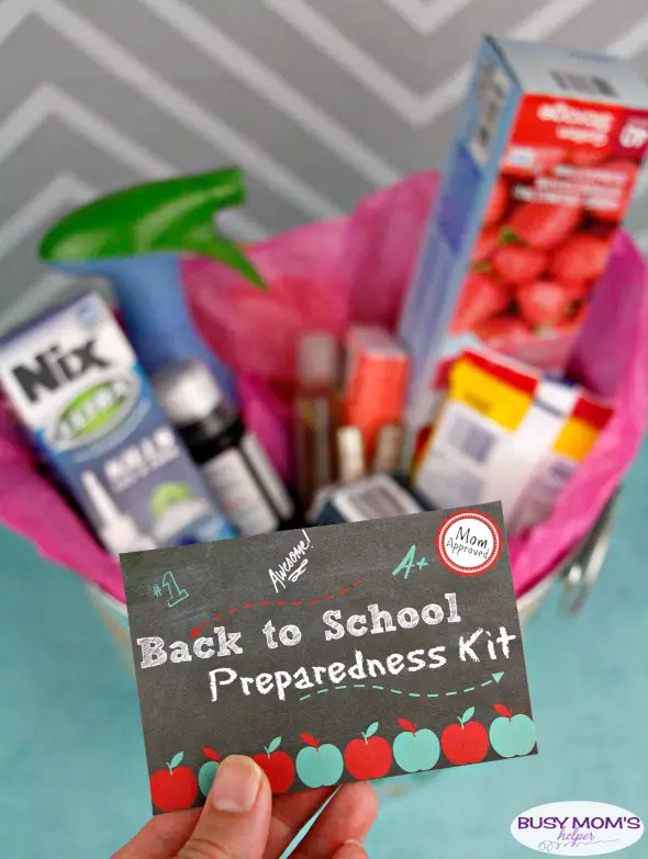 Back to School Preparedness Basket #ad #NixUltra #parenting #gift #backtoschool #kids