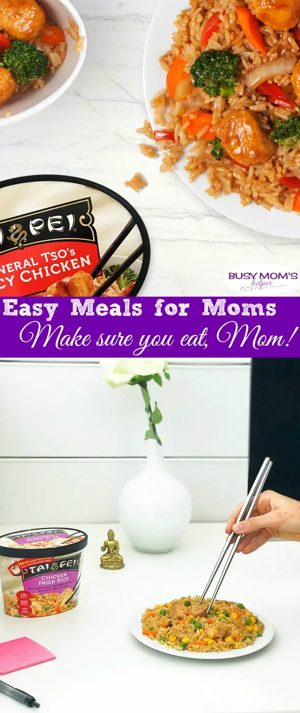 Make Sure You Eat, Mom! Easy Meals for Moms #AD #TaiPeiFood #TaiPeiAsianFoods #FrozenAsianFood Tai Pei is Asian food made with clean ingredients and without additives, preservatives, artificial flavors or colors. All Tai Pei products have unique Asian flavors made from flavor-infused rice and signature sauces from recipes collected across the continent. It’s new packaging is designed to serve the perfect portion size to satisfy your cravings, while allowing enough room for the tasty ingredients to steam perfectly. It’s the delicious, affordable alternative to cooking so you can enjoy that #FridayFeeling every day. https://bit.ly/2PQeBNR https://bit.ly/2Pj5zI5