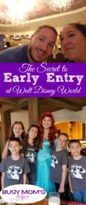 The Secret to Early Entry in Walt Disney World #waltdisneyworld #wdw #themepark #travel