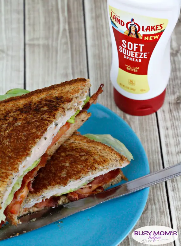 Perfect Grilled BLT with tasty basil mayo sauce! #AD #EasySqueezy