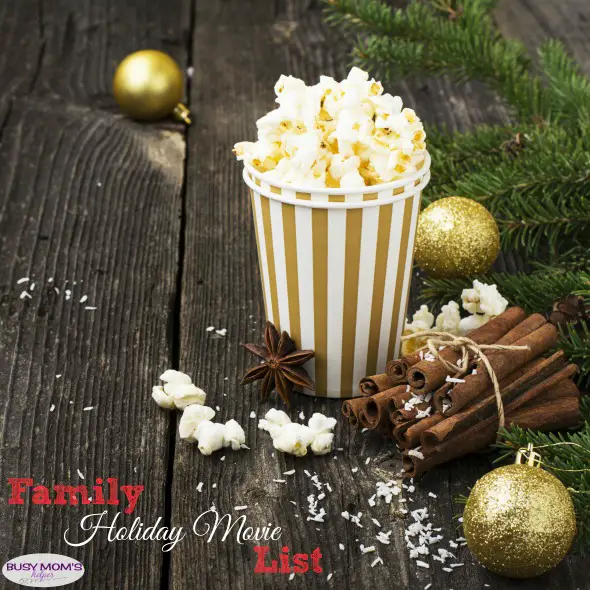 Family Holiday Movie List / Great Christmas movies for the family to enjoy together! #christmas #holiday #movies #christmasmovies #holidaymovies #familymovies #traditions