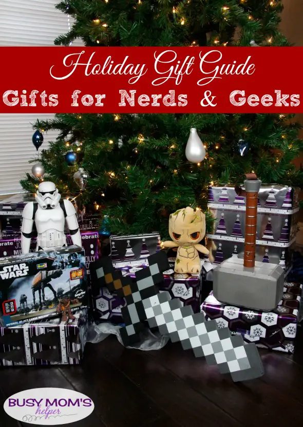 Holiday Gift Guide: Gifts for Nerds & Geeks / Whether Star Wars or Star Trek, Marvel or DC, Dr. Who, Harry Potter or any other incredible brands, here's a great list of perfect gifts for my fellow nerds & geeks! #holidaygiftguide #gifts #starwars #startrek #drwho #marvel #dc #superhero #harrypotter #giftideas #nerdgifts #geekgifts