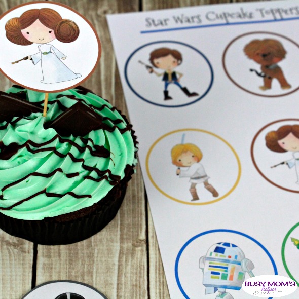 Star Wars Printable Cupcake Toppers