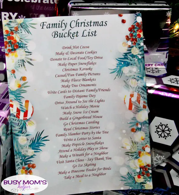 Free Printable Christmas Bucket List for Families