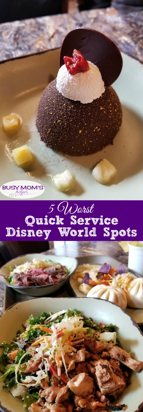 5 Worst Quick Service Disney World Restaurants #waltdisneyworld #disneyfood #wdw #disneyparks #disney