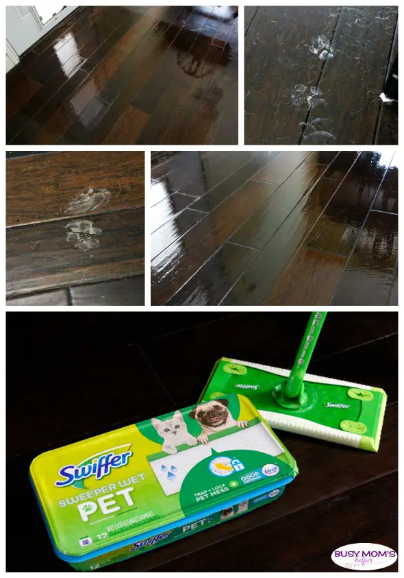 Spring Means Muddy Paws - but tackle the mess easily with your arsenal of Swiffer products! #ad #DontSweatYourPet #SwifferFanatic