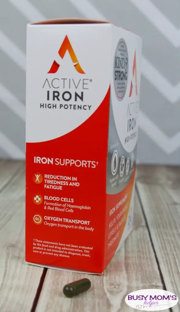 Why Moms May Need an Iron Supplement / Ways to get more energy as a mom #AD #Health #MomHealth #GetHealthy #WomensHealth #ActiveIron