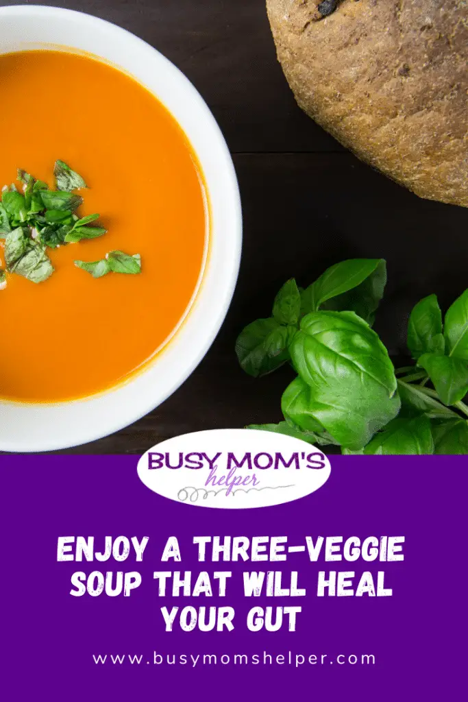 three-veggie soup