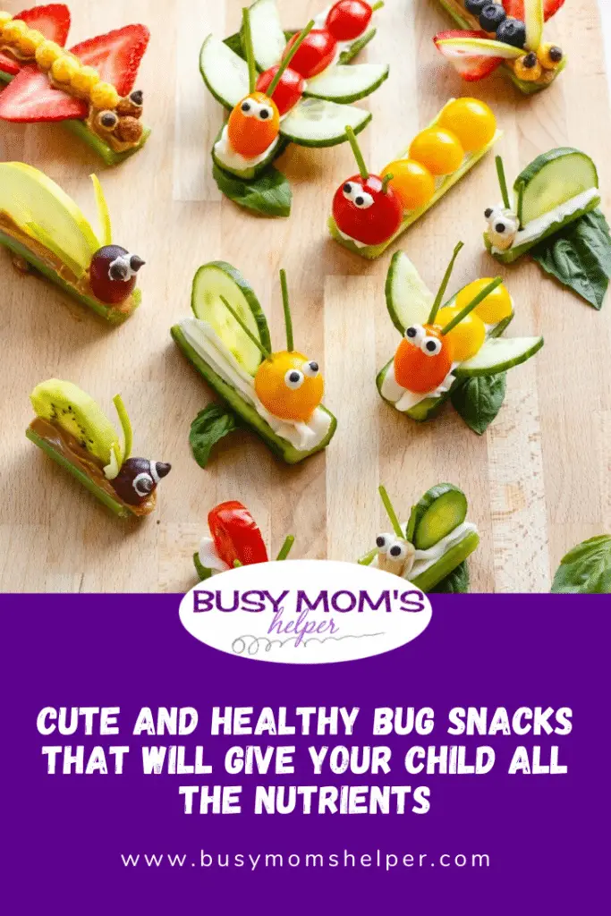 cute and healthy bug snacks